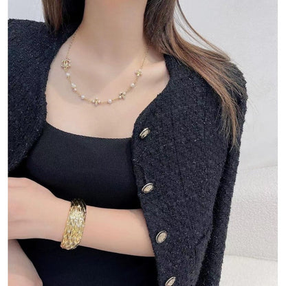 CC 26P Gold Cuff Bracelet