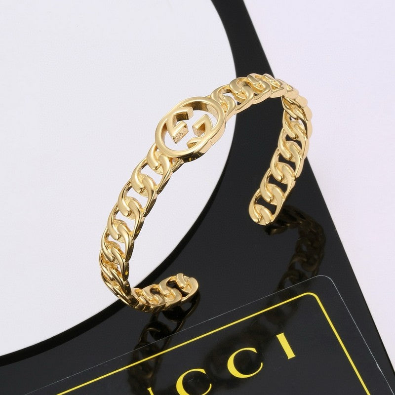 GG Chain Open Bracelet