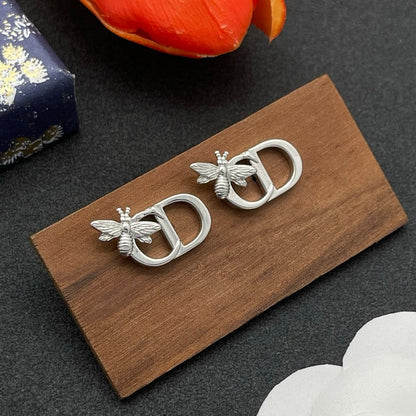 CD Bee Gold Earrings