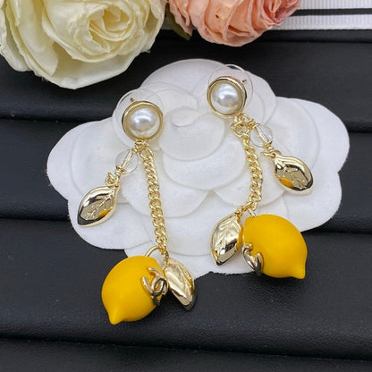 CC Lemon Gold Earrings