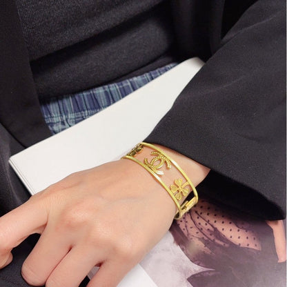 CC Clover Wide Bracelet