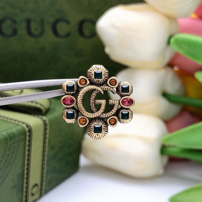 GG Color Crystal Earrings