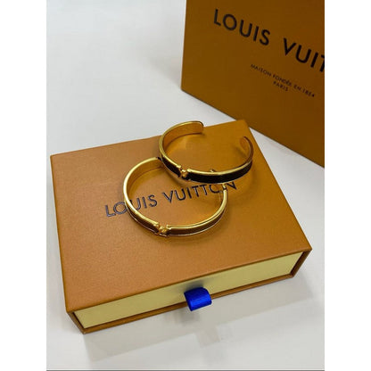 Louis Leather Gold Bracelet