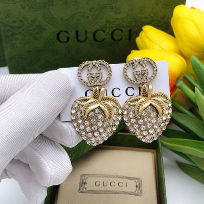 GG Strawberry Diamond Earrings