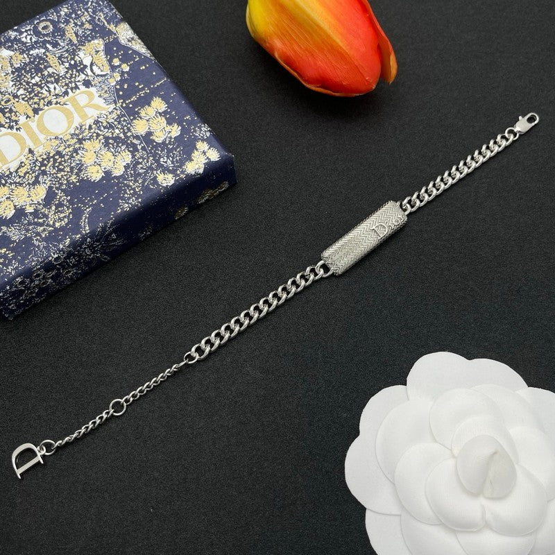 CD Petit Diamond Chain Bracelet