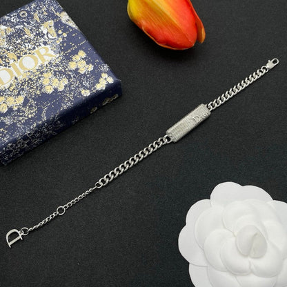 CD Petit Diamond Chain Bracelet