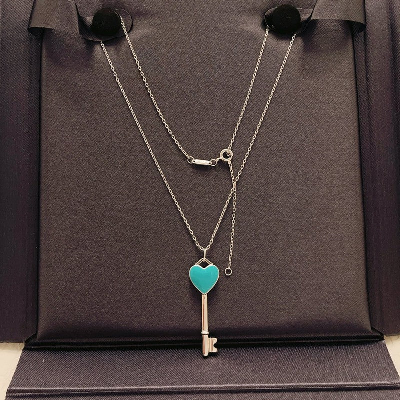 Tiff Blue Key Necklaces