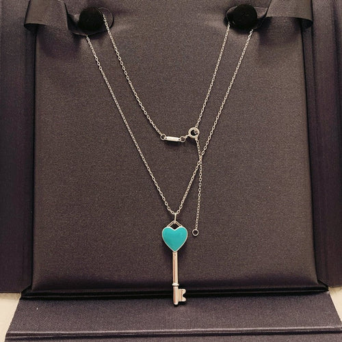 Tiff Blue Key Necklaces