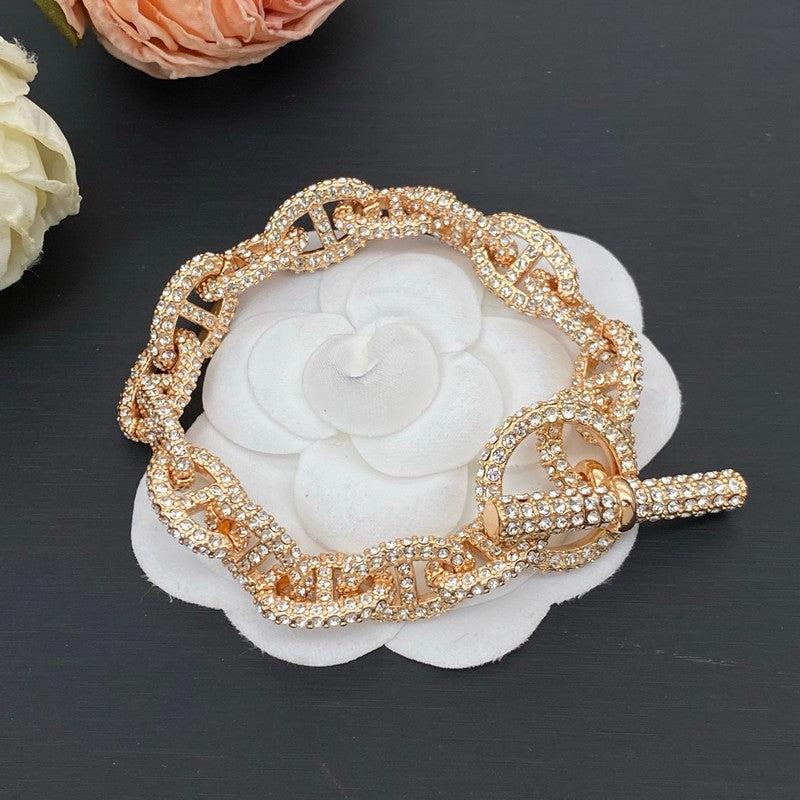 Herm Chaine D'ancre Diamond Bracelet