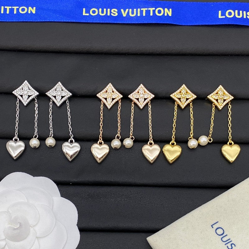 Louis Color Blossom Long Earrings