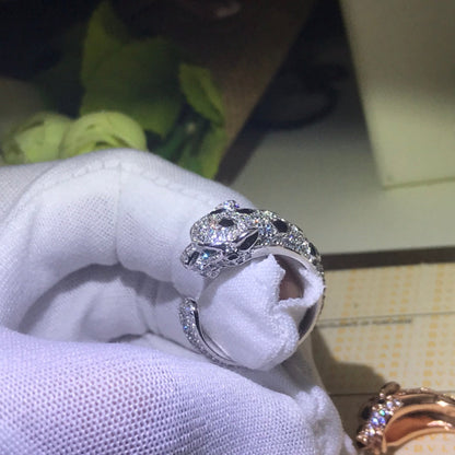 18K Panthere De Diamond Ring