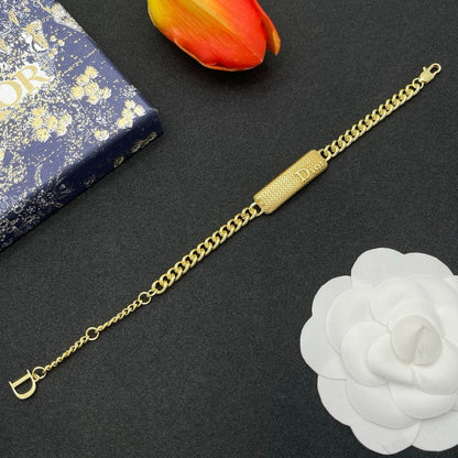 CD Petit Diamond Chain Bracelet