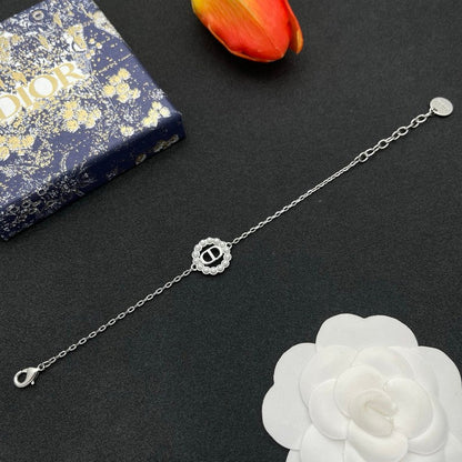 CD Petit Pearl Chain Bracelet