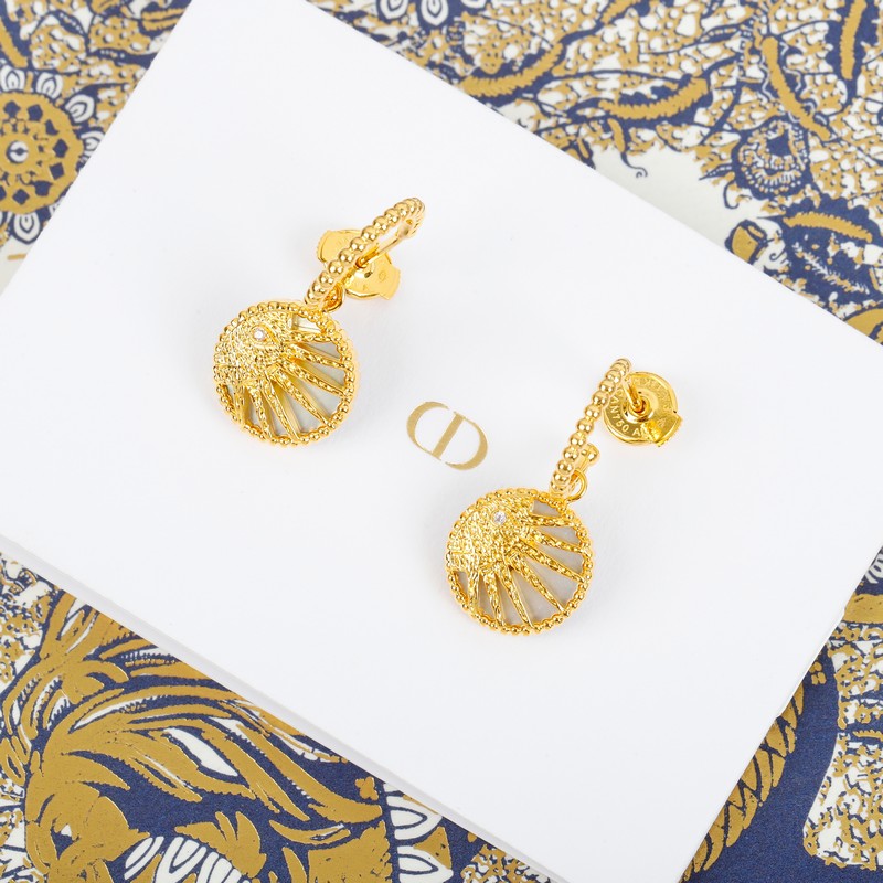 CD ROSE CELESTE Gold Earrings