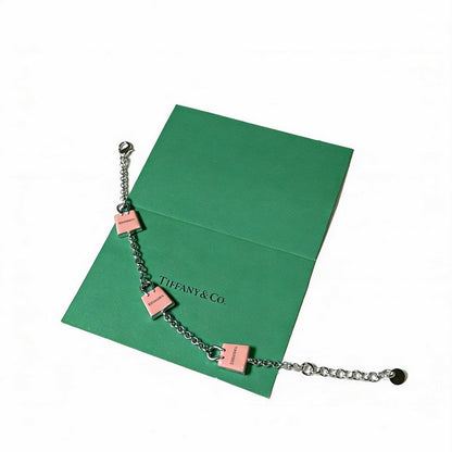 Return to Tiffany Pink Bag Bracelet