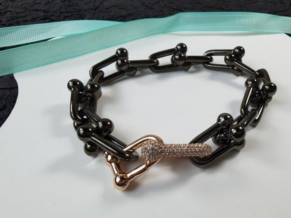 Tiff HardWear Black Titanium Bracelet