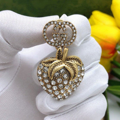 GG Strawberry Diamond Earrings