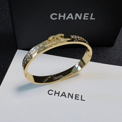 CC Pave Diamond Gold Bracelet