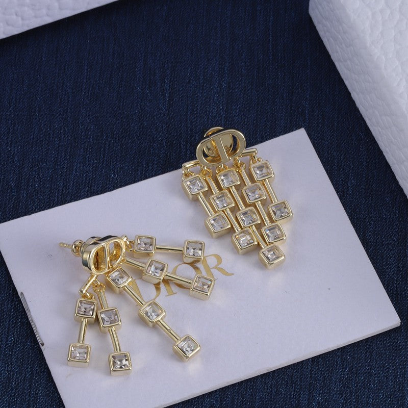 CD Crystal Earrings