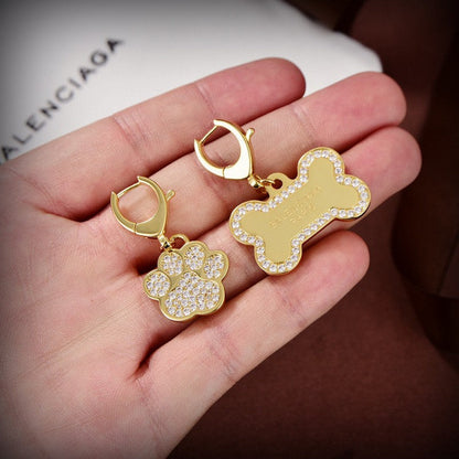 BB Diamond Gold Earrings