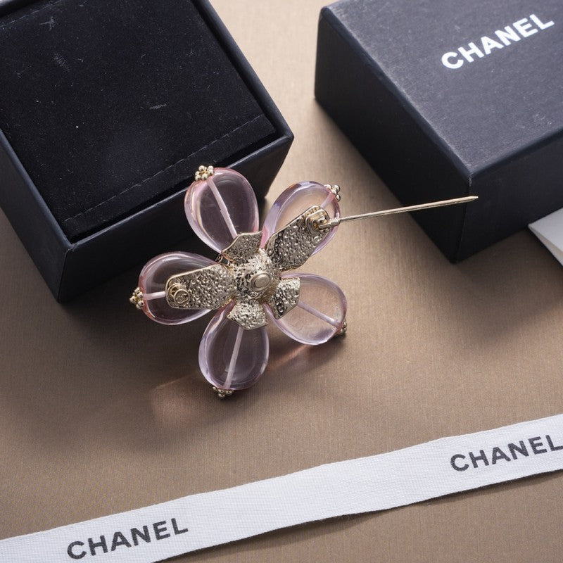 CC Pink & Purple Brooch