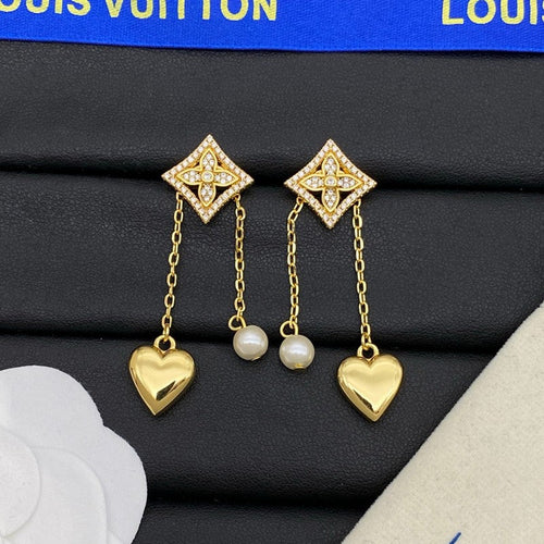 Louis Color Blossom Long Earrings