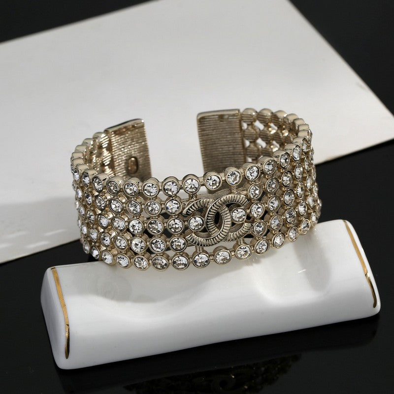 CC Diamond Cuff Bracelet