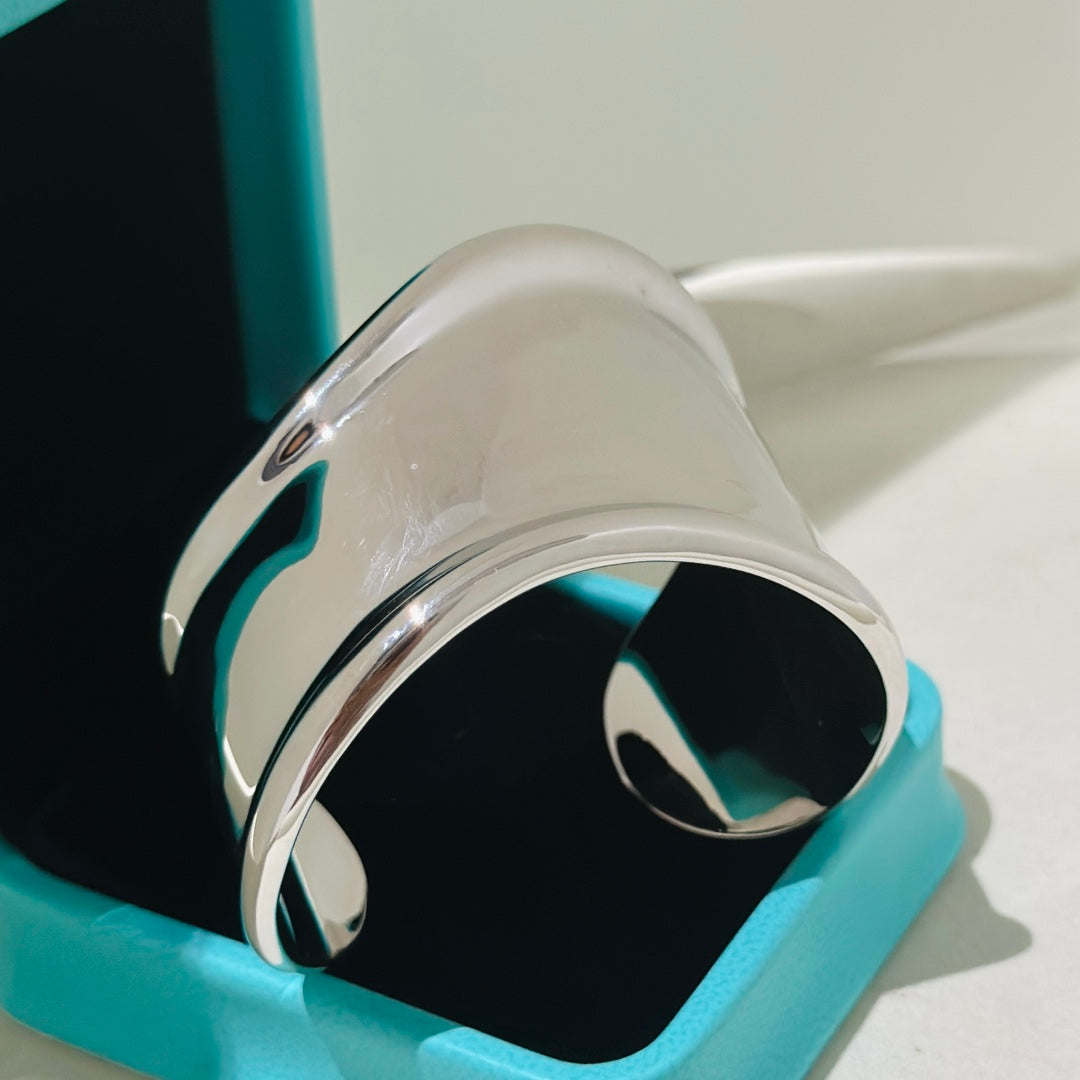 Tiffany Elsa Peretti Medium Bone Cuff Bracelet