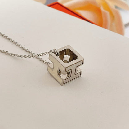 Herm Cage D'H Pendant Necklace