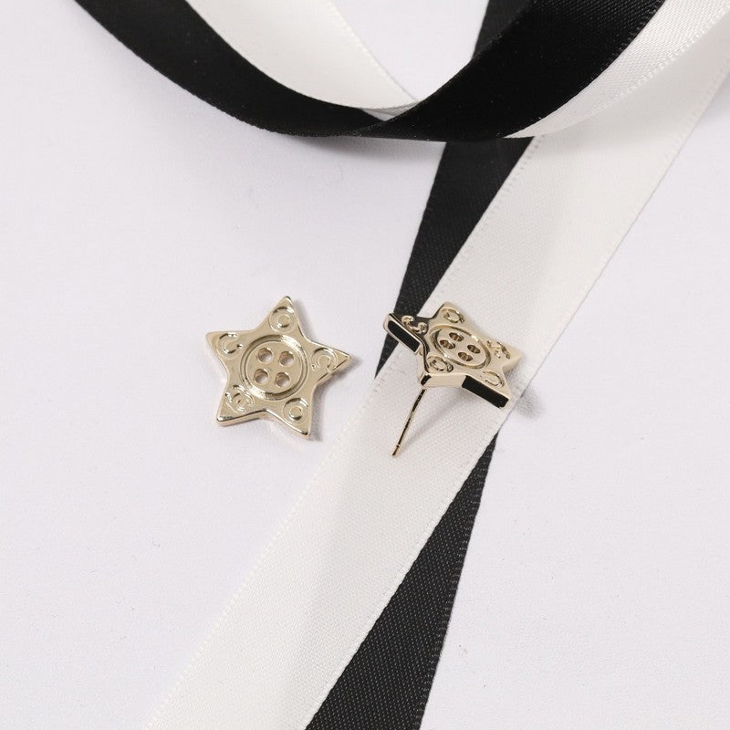 CC Star Gold Earrings