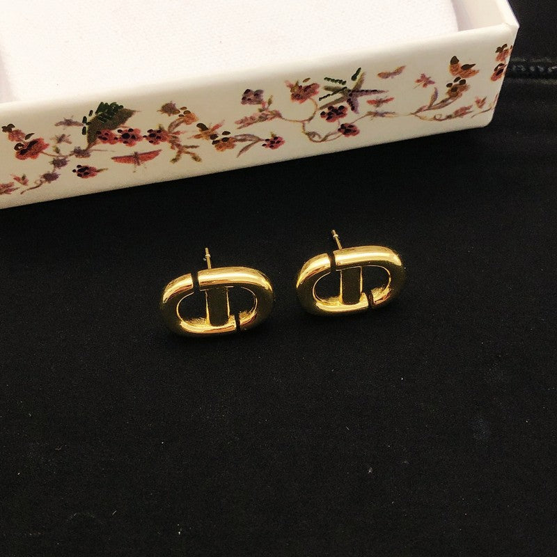 CD Gold Earrings