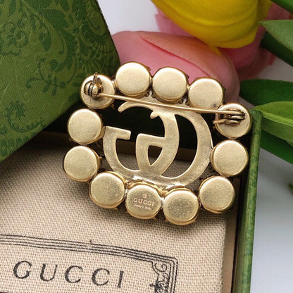 GG Vintage Pearl Brooch