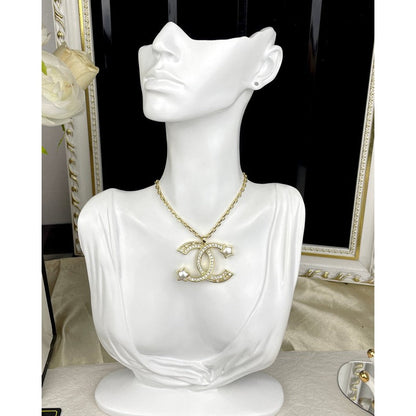 CC Big Star Gold Chain Necklace