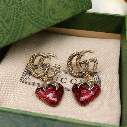 GG Strawberry Twist Earrings