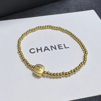 CC Gold Bead Bracelet