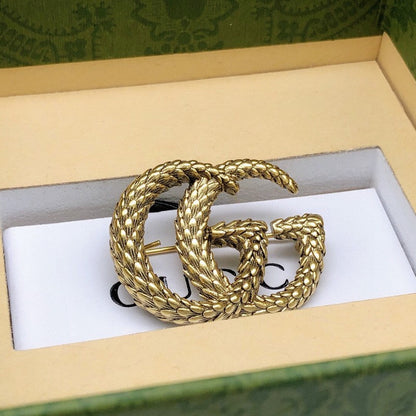 GG Vintage Gold Brooch