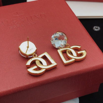 DG Crystal Gold Earrings
