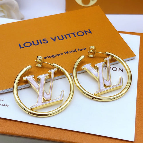 Louis Louise Hoop Pearls Earrings
