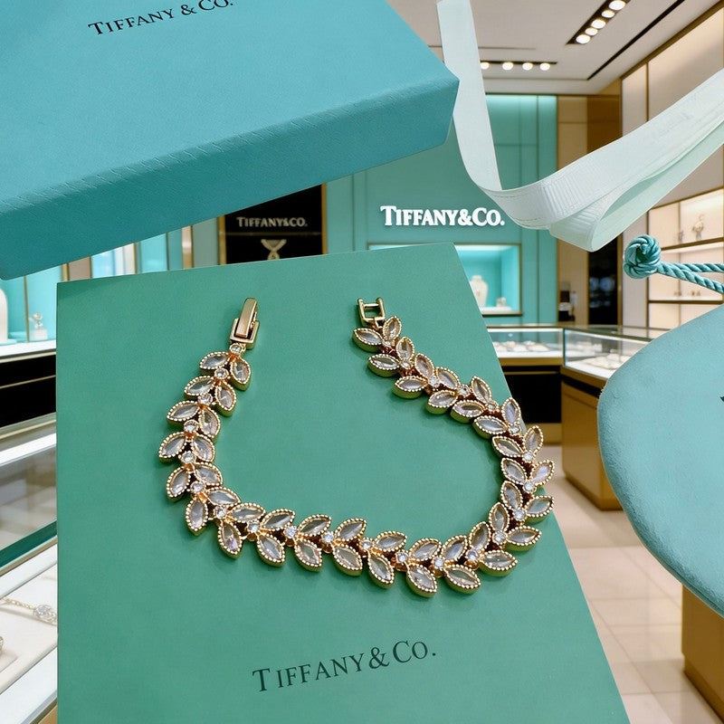 Return to Tiffany Crystal Rose Gold Bracelet