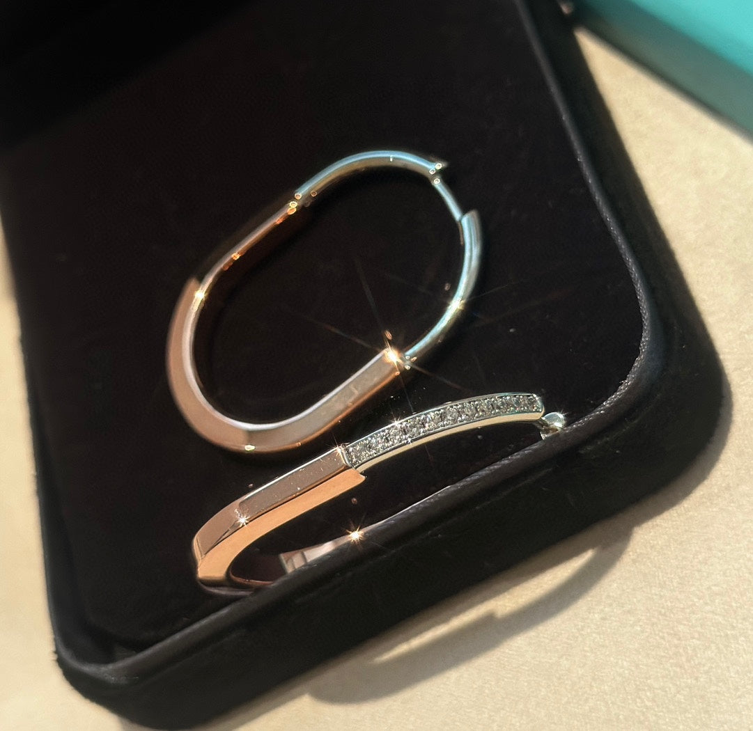 Tiff Lock Diamond Earrings