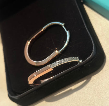 Tiff Lock Diamond Earrings