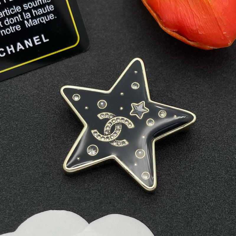 CC Star Gold Brooch