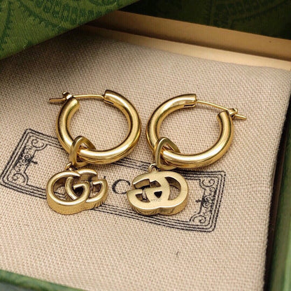 GG Gold Hoop Earrings