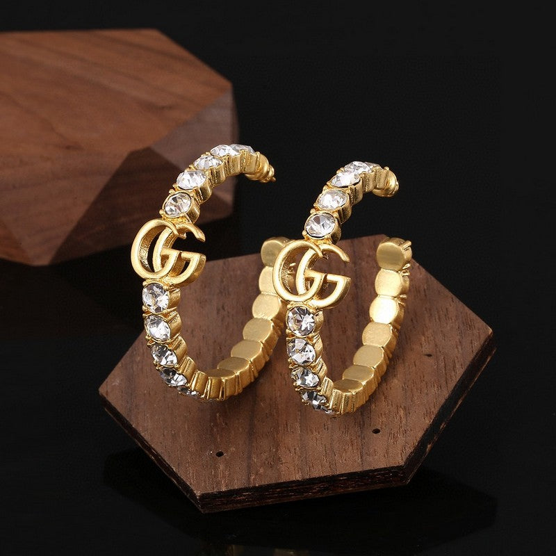 GG Color Crystal Earrings