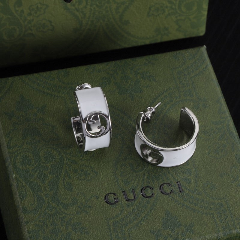 GG Color Enamel Earrings