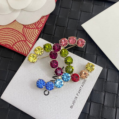 CC Color Crystal Brooch