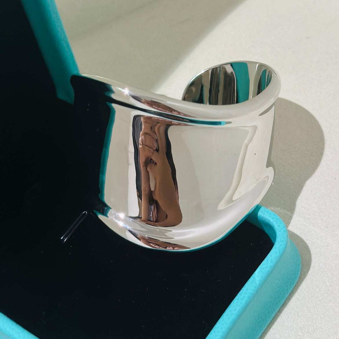 Tiffany Elsa Peretti Medium Bone Cuff Bracelet