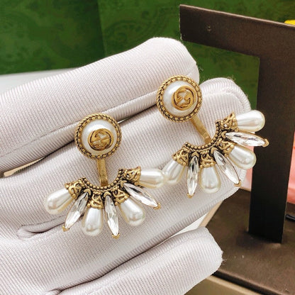 GG Sector Pearl Earrings