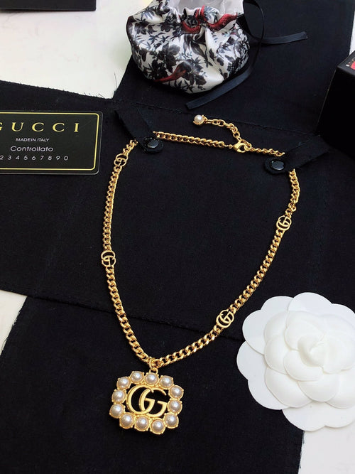 GG Pearl GG Necklace