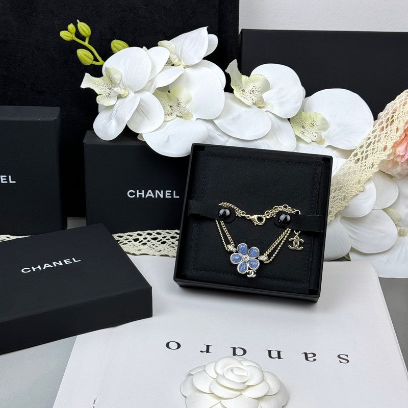 CC 26C Blue Flower Diamond Bracelet